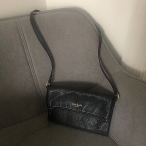 Kate Spade Black Leather Crossbody Bag